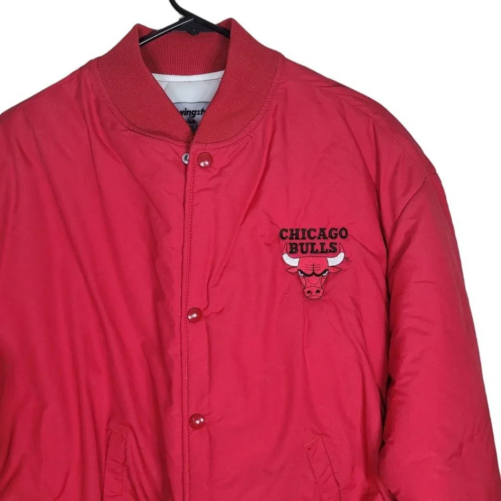 Chicago‎ Bulls Swingster Red Jacket Coat Varsity Mens Medium